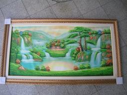 [ 丁銘畫廊 ]    財源廣進 - 字畫 - 台灣書法家 佛弟子 ( 汶彥 )- 純手工寫-書法原作品-含框裱好價格 歷史價格詳細信息