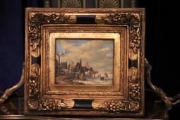 【卡卡頌  歐洲古董】法國 立體雙拱 螺旋腳 手工嵌木 桃花心木 展示櫃 玻璃櫃 珠寶櫃 古董櫃 ca0396 歷史價格詳細信息