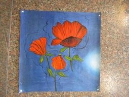 『府城畫廊-手繪油畫』抽象畫－現代裝飾掛畫－45/x45－(會繃內架，可吊掛)－有實體店面，我們店有在裱框－Z24 歷史價格詳細信息