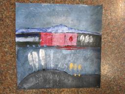 『府城畫廊-手繪油畫』抽象畫－現代裝飾掛畫－45/x45－(會繃內架，可吊掛)－有實體店面，我們店有在裱框－Z24 歷史價格詳細信息