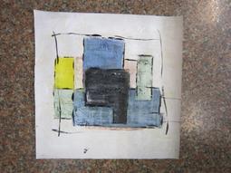 『府城畫廊-手繪油畫』抽象畫－現代裝飾掛畫－45/x45－(會繃內架，可吊掛)－有實體店面，我們店有在裱框－Z24 歷史價格詳細信息