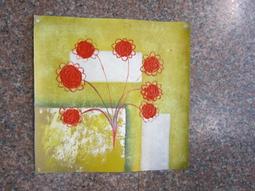 『府城畫廊-手繪油畫』抽象畫－現代裝飾掛畫－45/x45－(會繃內架，可吊掛)－有實體店面，我們店有在裱框－Z24 歷史價格詳細信息