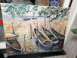 真跡非複制畫早期的富貴牡丹，很大幅，照片上面有尺寸落款處外面的塑膠保護地方有簽字筆字跡沒有污染到作品便宜賣1980自取 歷史價格詳細信息