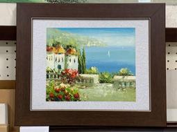 [ 丁銘畫廊 ] 風景畫 - 紅運當頭 畫刀 構圖 特殊 佳作 - 純手工畫 - 油畫原作品 直接掛 畫 歷史價格詳細信息