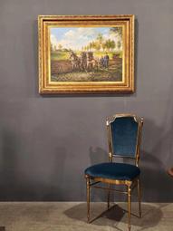 【卡卡頌  歐洲古董】法國老件 藝術家 全手工 美麗 波紋 細膩  手工玻璃 花瓶  g0133 歷史價格詳細信息