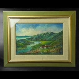 風景油畫長6尺3 高3尺3，因手機差 拍得不清，可現場來鑑賞，商品內容有詳細說明，賤售18888元。 歷史價格詳細信息