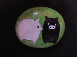 【有緣堂】-防水不退色~南田石頭彩繪~[金龜車]高*寬*厚約63*92*25mm 歷史價格詳細信息