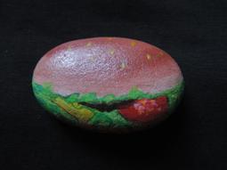 【有緣堂】-防水不退色~石頭彩繪~天然圓石[黃金鼠]高*寬*約41*42mm 歷史價格詳細信息