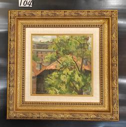 近 代 --台灣史上第一位女畫家：陳 進 --山 城 幽 境 膠 彩 3 F --未 框 歷史價格詳細信息