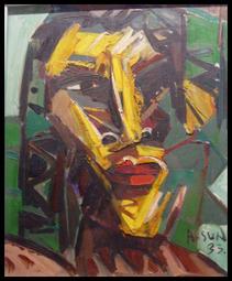 當 代--吳 炫 三 版畫 7/30 ---1981 非 洲 頭 像 01 歷史價格詳細信息