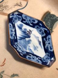 老柴燒手繪厚胎釉下青花釉上彩小碗 口徑10.5。高度5。無磕8000 歷史價格詳細信息