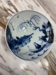 老柴燒手繪厚胎釉下青花釉上彩小碗 口徑10.5。高度5。無磕8000 歷史價格詳細信息