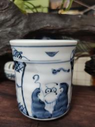 【千代】手繪青花釉下五彩纏枝蓮缸杯 仿古陶瓷茶具主人杯單杯品茗杯 歷史價格詳細信息