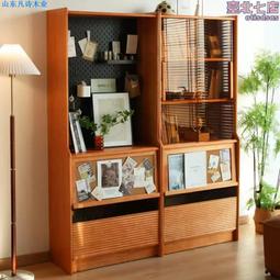 北美黑胡桃木實木書櫃北歐玻璃防塵書櫃自由組合櫃展示儲物櫃立櫃 歷史價格詳細信息