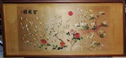 湘繡 百鳥朝凰（149cm×72cm） 歷史價格詳細信息