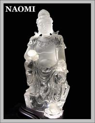 【乙久水晶】－◎收藏級專區◎－ 觀自在菩薩．白水晶精雕 歷史價格詳細信息