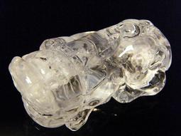 白水晶貔貅擺件 招財納福 透明磨砂可選~善緣堂 歷史價格詳細信息
