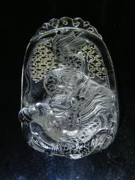白水晶陰雕-龍牌–33.5公克。晶體近全美。珍藏水晶 歷史價格詳細信息