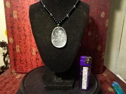 天然白水晶大頭觀音菩薩吊墜  ，規格:49*33*11mm，重31克 水晶 擺件 文玩 二手【紫竹齋】979 歷史價格詳細信息