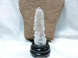 #白水晶 天然白水晶將軍狐 可做男款！寶帶彩 財寶 清透體微棉裂！追求完美的請繞行！尺寸： 水晶 擺件 文玩 二手【紫竹齋】300 歷史價格詳細信息