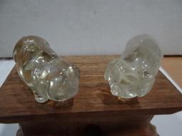 天然白水晶對角方珠漸層原色玉髓彈性鋼圈手環 橄欖石拉長石磷灰石蘇打石 藏銀配飾 歷史價格詳細信息