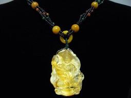 珍藏天地~黃水晶如意觀音墜 歷史價格詳細信息