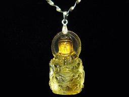 珍藏天地~黃水晶如意觀音墜 歷史價格詳細信息
