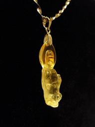 珍藏天地~黃水晶如意觀音墜 歷史價格詳細信息