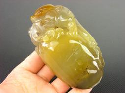 《紀老師的收藏 》頂級玉石立體精雕把玩•財位擺件→100%天然紫玉髓全手工精雕--鎮財龍龜→26E19K03  ※聚氣招財•收藏增值! 歷史價格詳細信息