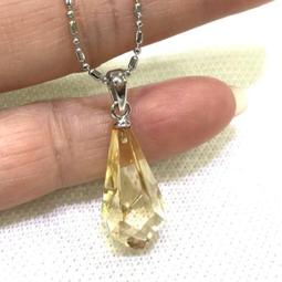 『晶鑽水晶』天然白水晶墜子*手工精磨角度-菱形*廣告期間~特賣中~送禮佳!附皮繩 歷史價格詳細信息