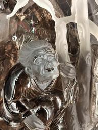 臺南城文創 早期老件手工雕天然特級激光料白水晶雕件 麒麟踩如意.F倉庫 歷史價格詳細信息