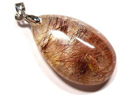 ***原礦屋*** 招財利器！A級巴西清透料滿絲紅銅鈦晶墜6.73g！(寶石、礦石、招財、冥想、靈修) 歷史價格詳細信息