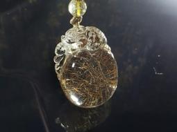 金髮晶金蟾吊墜 一物一圖古風民族風吉祥物掛件手工雕刻 歷史價格詳細信息