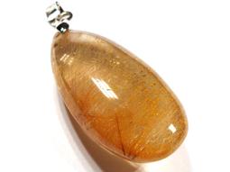 ***原礦屋*** 招財利器！清透料特殊絲！A級巴西雙色鈦晶墜14.38g！(寶石、礦石、招財、冥想、靈修) 歷史價格詳細信息