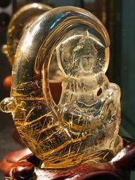 臺南城文創 天然AAA級白水晶 觀自在擺件 頂級雕工 放光料近全美 歷史價格詳細信息