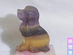 『玲玲水晶藝品』天然水晶  螢石狐仙掛飾  色彩美  優惠價！！ 歷史價格詳細信息