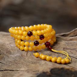 天然琥珀蜜蠟手鏈手串時尚百搭琥珀蜜蠟3圈手飾 歷史價格詳細信息