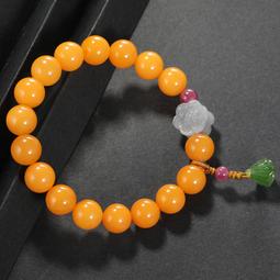 蜜蠟手鏈女 手串天然項鏈繞手三圈設計款多圈diy手飾俄羅斯琥珀特艾超夯 精品 歷史價格詳細信息