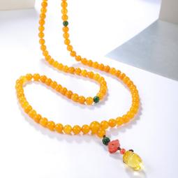 天然琥珀蜜蠟手鏈手串時尚百搭琥珀蜜蠟3圈手飾 歷史價格詳細信息