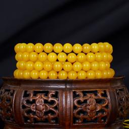 天然圓珠雞油黃蜜蠟手鏈6.5mm搭配925銀葫蘆鍍古法金招財納福手串特艾超夯 精品 歷史價格詳細信息