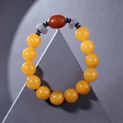 蜜蠟手鏈女 手串天然項鏈繞手三圈設計款多圈diy手飾俄羅斯琥珀特艾超夯 精品 歷史價格詳細信息