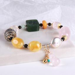 琥珀蜜蠟隨形項鏈多圈手串天然原礦俄料金珀血珀棕紅珀男女款 歷史價格詳細信息