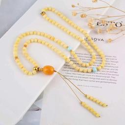 天然蜜蠟棗珠手串本命年南紅瑪瑙手鍊輕奢閨蜜上岸設計復古手繩 歷史價格詳細信息