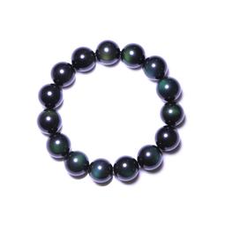 天然彩虹眼黑曜石6A 手排手鍊手串驅邪避凶開運避邪百分百天然正品保證 歷史價格詳細信息