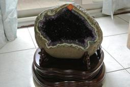 水晶の禪《傳家典藏㊣僅供欣賞》帶夢幻微燻酒紅紫色澤 烏拉圭變種輪狀 紫晶轉運輪 歷史價格詳細信息