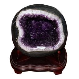 深紫巴西紫水晶洞，迷你內凹型 歷史價格詳細信息