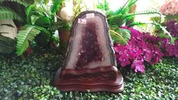 ^.^飛行屋(全新品)精選天然烏拉圭錢袋子#開口笑#聚寶盆#紫晶洞#三角型御飯團//適合~居家店面#財位#桌面擺放 歷史價格詳細信息