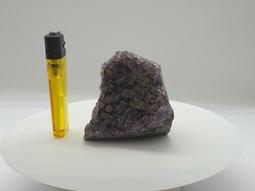 【天然水晶】紫水晶洞共生方解石 原皮 烏拉圭深紫羅蘭紫水晶 招財/納福/消磁/淨化/風水/開運/招貴人/防小人/提升好磁場 好氣場 歷史價格詳細信息