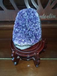 天然烏拉圭紫水晶簇尺寸高度7cm重量410克送底座帶國 水晶 天然 收藏【二手】【探古齋】-599 歷史價格詳細信息
