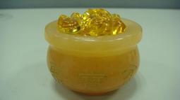 黃玉聚寶盆(小)[編號026]~~附六顆黃玉元寶 歷史價格詳細信息